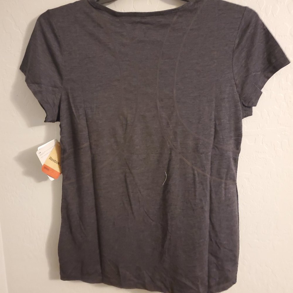 Reebok Fitted Performance Poly Marled T Sh… - Picture 2 of 2